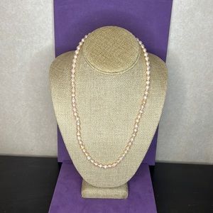 Vintage authentic saltwater pearls ladies necklace